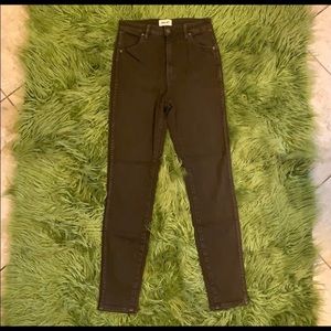 Rolla’s Brown High waist skinny jeans